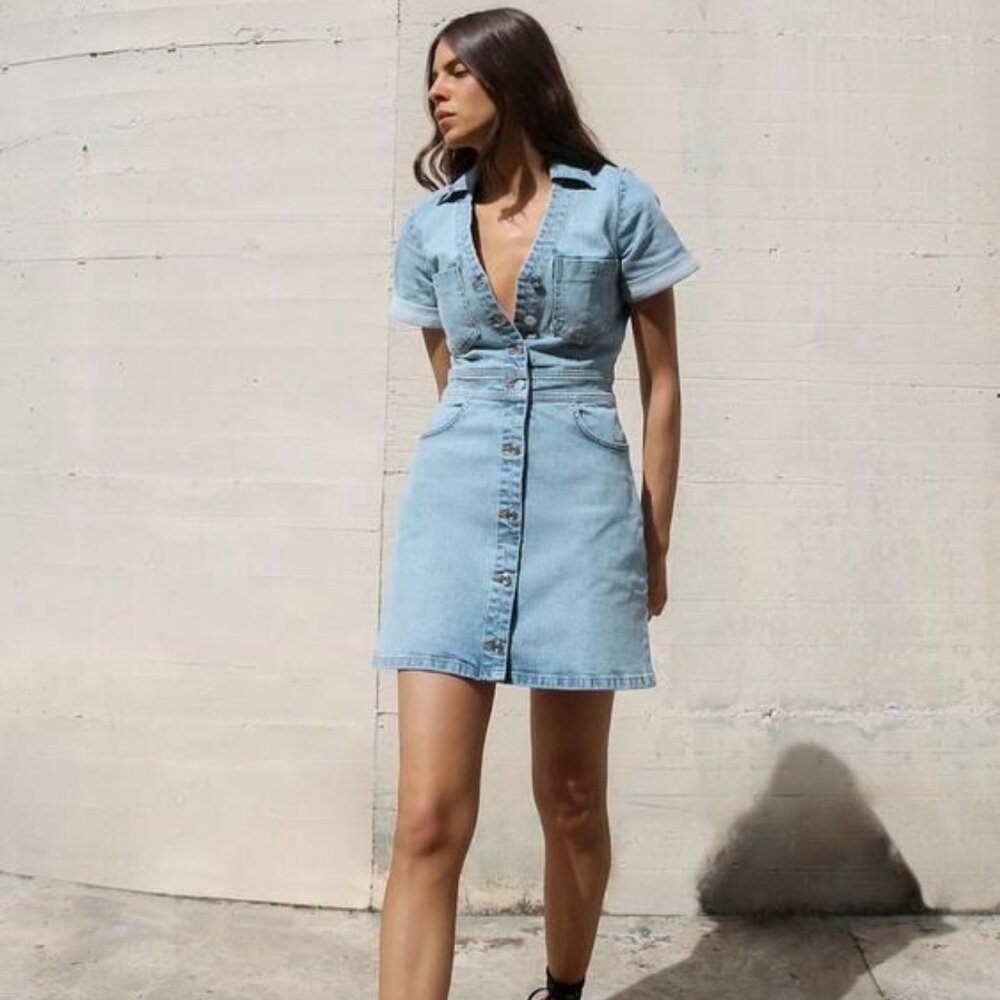 Zara - Denim Mini Dress